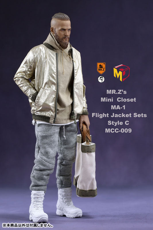 1/6 Mens MA-1 Flight Jacket Set Style C (DOLL ACCESSORY)