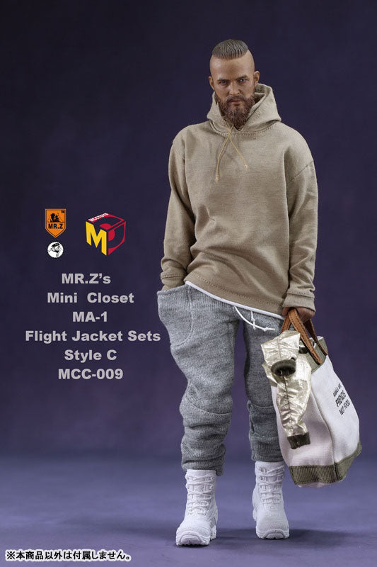 1/6 Mens MA-1 Flight Jacket Set Style C (DOLL ACCESSORY)