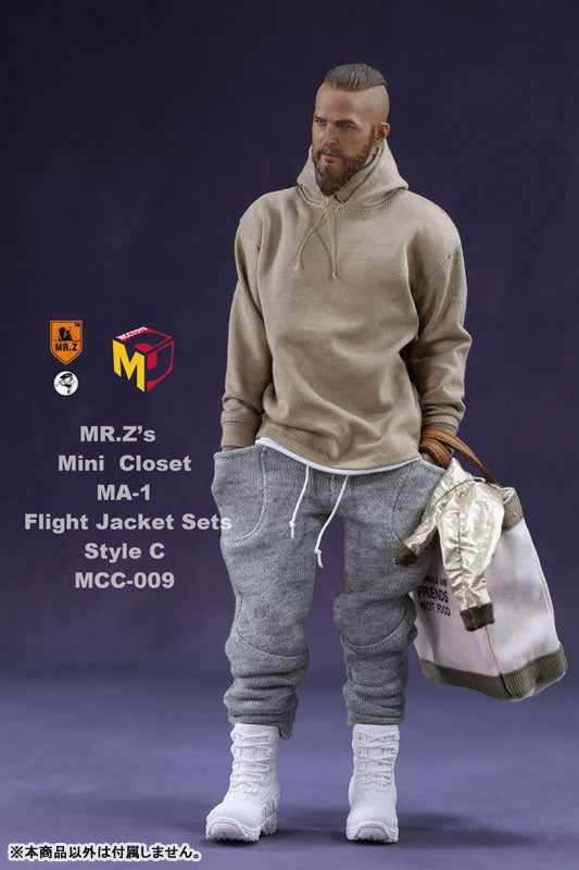 1/6 Mens MA-1 Flight Jacket Set Style C (DOLL ACCESSORY)