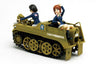 Girls und Panzer the Movie 1/35 Miho & Yukari Kettenkrad Oarai Girls High School Style Assembly Type Tracks desu!! Plastic Model