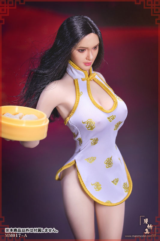 1/6 Chinese Restaurant Sexy Waitress Set White (DOLL ACCESSORY)(Provisional Pre-order)