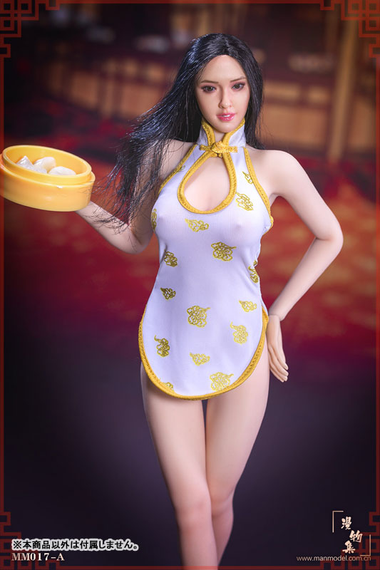 1/6 Chinese Restaurant Sexy Waitress Set White (DOLL ACCESSORY)(Provisional Pre-order)