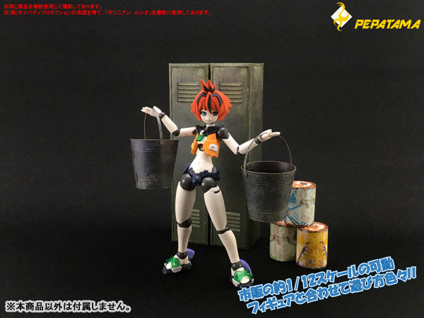 1/12 PEPATAMA Series S-008 Paper Diorama Locker A