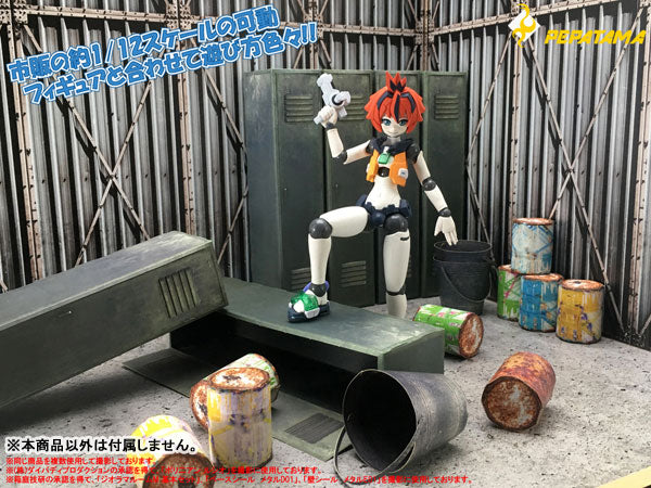 1/12 PEPATAMA Series S-008 Paper Diorama Locker A