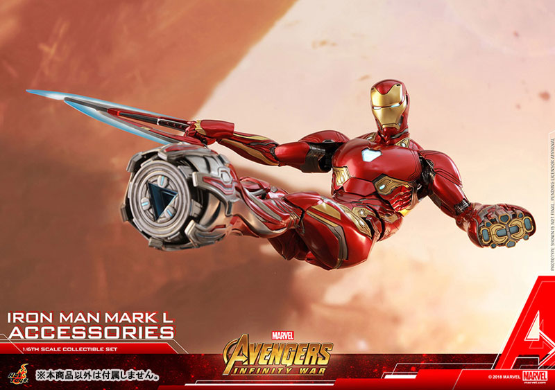 "Avengers: Infinity War" 1/6 Figure Accessory Iron Man Mark. 50 Expansion Part Set　