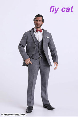 1/6 Male Gray Slim Suit (DOLL ACCESSORY)(Provisional Pre-order)