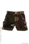 Doll Clothes - Picconeemo Costume - 1/12 Short Cargo Pants - 1/12 - Camo Pattern Brown (Azone)