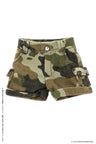 Doll Clothes - Picconeemo Costume - 1/12 Short Cargo Pants - 1/12 - Camo Pattern khaki (Azone)