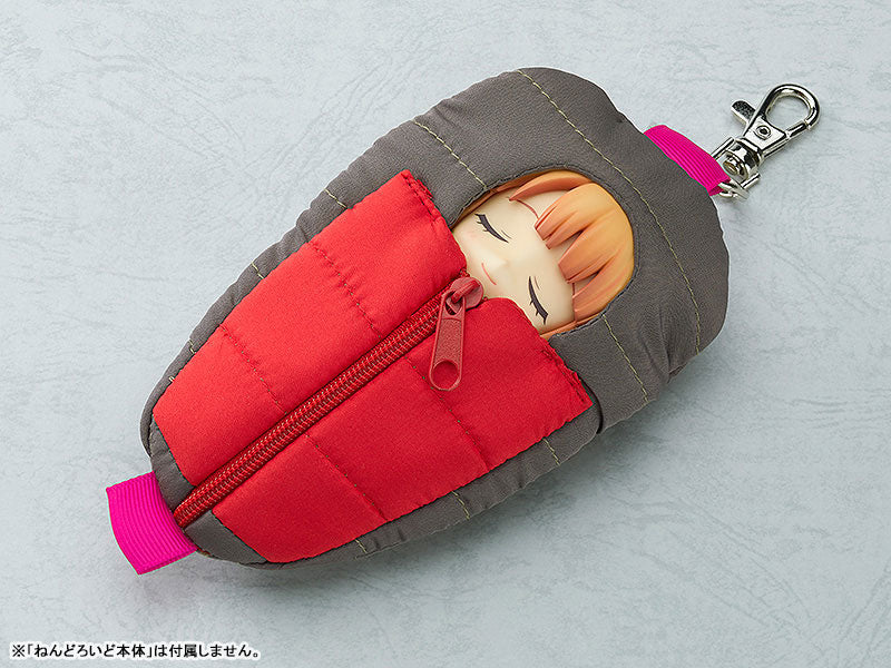 Nendoroid Odekake Pouch Sleeping Bag Gray & Red Ver.