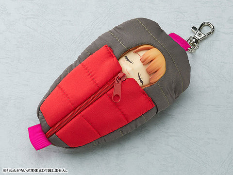 Nendoroid Odekake Pouch Sleeping Bag Gray & Red Ver.