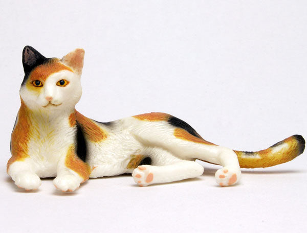 1/12 Japanese Cat Calico Cat (Lying Down)