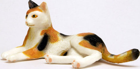 1/12 Japanese Cat Calico Cat (Lying Down)