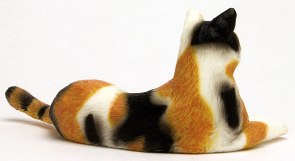 1/12 Japanese Cat Calico Cat (Lying Down)