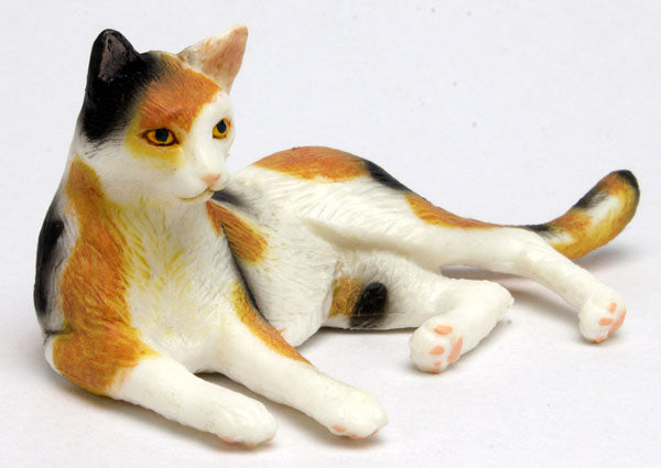 1/12 Japanese Cat Calico Cat (Lying Down)