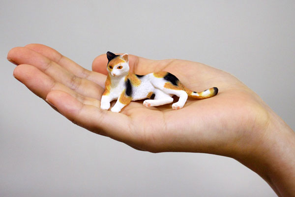 1/12 Japanese Cat Calico Cat (Lying Down)