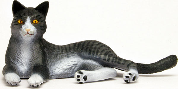 1/12 Japanese Cat Mackerel Tabby (Lying Down)