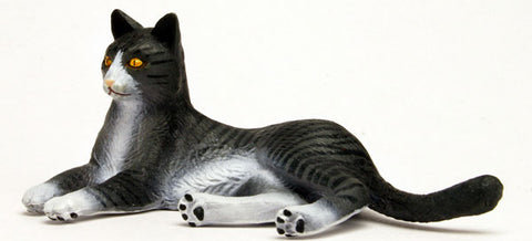 1/12 Japanese Cat Mackerel Tabby (Lying Down)