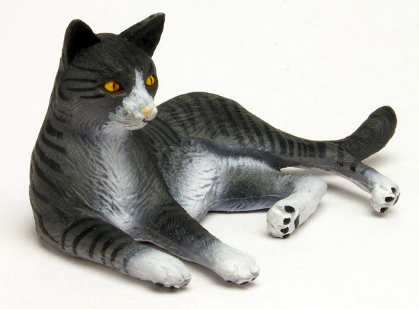 1/12 Japanese Cat Mackerel Tabby (Lying Down)