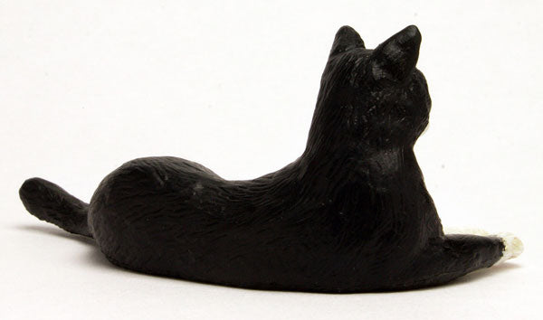 1/12 Japanese Cat Tuxedo Cat (Lying Down)