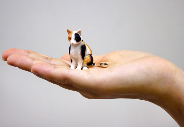 1/12 Japanese Cat Calico Cat (Sitting)