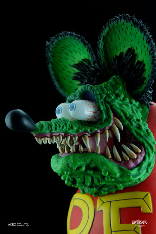 ラットフィンク dune ソフビ　エドロス　ムーンアイズ　テツロッド エドロスの RAT FINK (8Ball Edition) DUNKが再現 ソフビ製