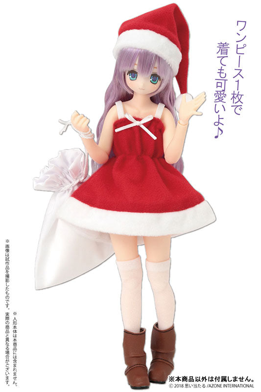 Doll Clothes - Pureneemo Original Costume - PureNeemo S Size Costume - Duffel Santa Set - 1/6 - Red (Azone)