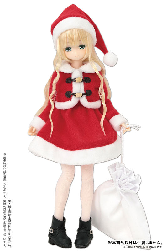 Doll Clothes - Pureneemo Original Costume - PureNeemo S Size Costume - Duffel Santa Set - 1/6 - Red (Azone)