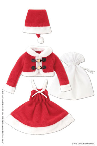 Doll Clothes - Pureneemo Original Costume - PureNeemo S Size Costume - Duffel Santa Set - 1/6 - Red (Azone)