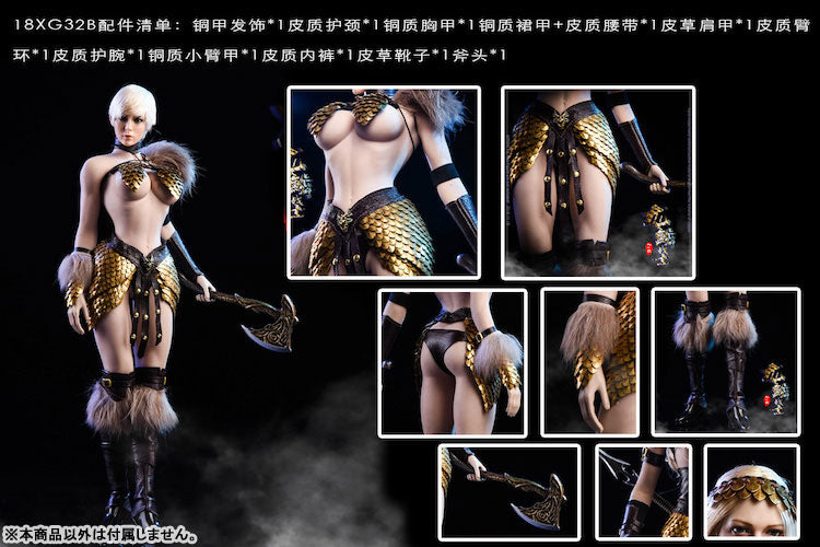 1/6 Dragon Scale Female Warrior Outfit Set B (DOLL ACCESSORY)(Provisional Pre-order)