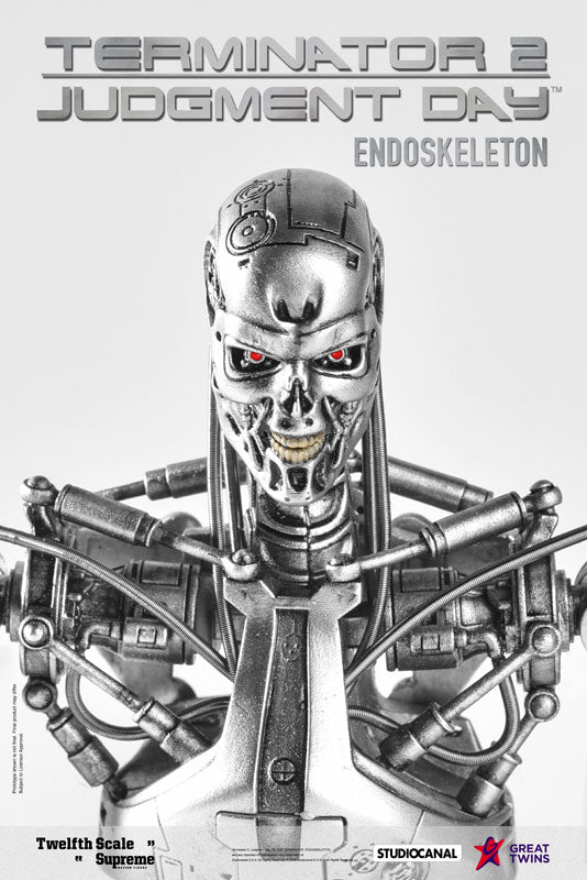 Terminator 2 T2/ T-800 Endoskeleton 1/12 Supreme Action Figure