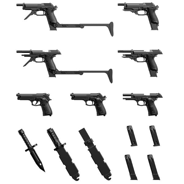 Little Armory LA049 - M9 & M93R - 1/12 (Tomytec)