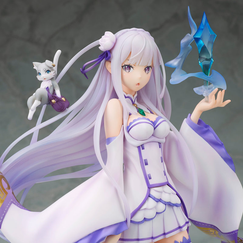 Re:Zero kara Hajimeru Isekai Seikatsu - Emilia - Puck - 1/8 (Alpha x O -  Solaris Japan