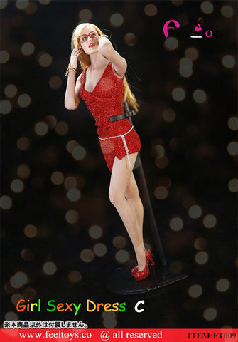 1/6 Sexy Party Dress C Red (FT-009C) (DOLL ACCESSORY)　