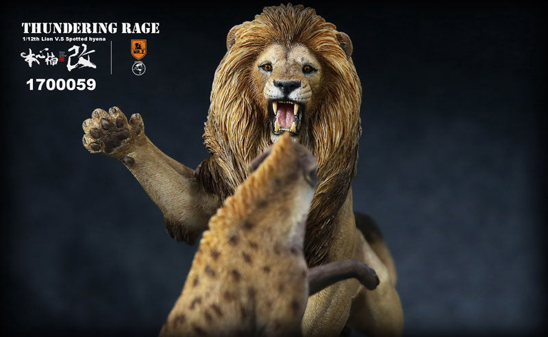 lion ページ 1/12 Lion VS Hyena Statue Primary Color - Solaris Japan