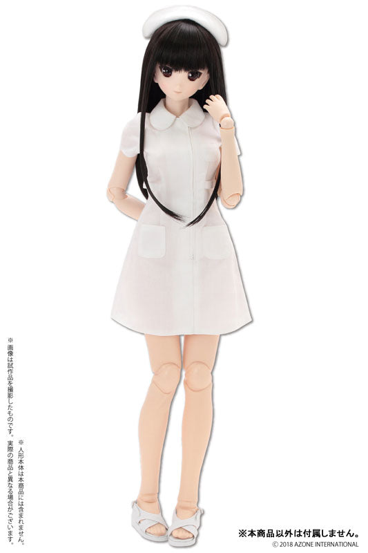 50cm Collection - Doll Clothes - AZO2 Nurse Set - 1/3 - White (Azone)