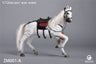 1/12 Ancient War Horse White/ Running