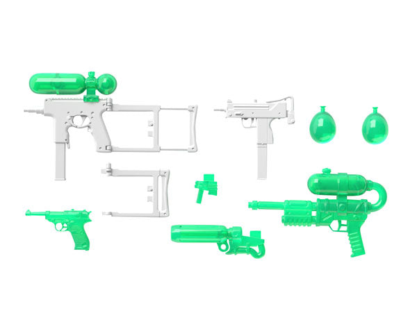 Little Armory LA053 - Water Gun C - 1/12 - White × Clear Green (Tomytec)