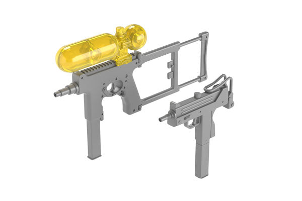 Little Armory LA054 - Water Gun C2 - 1/12 - Gray × Clear Yellow (Tomytec)