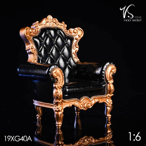 1/6 Royal Single Sofa Black