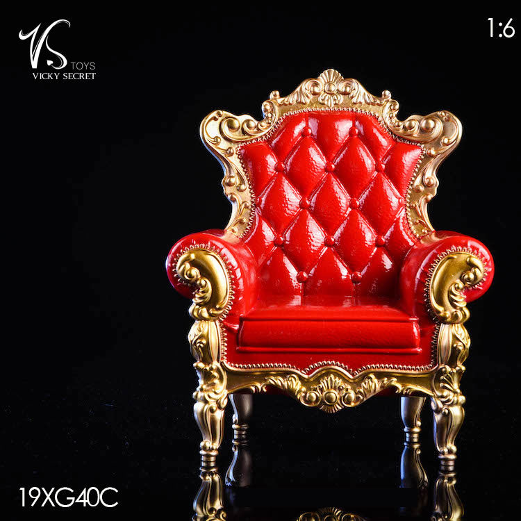 1/6 Royal Single Sofa Red