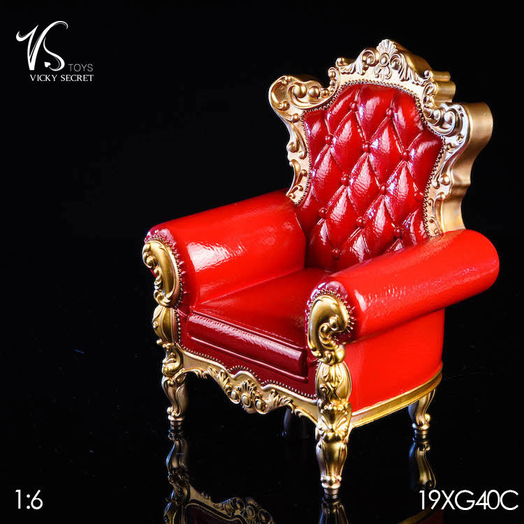 1/6 Royal Single Sofa Red
