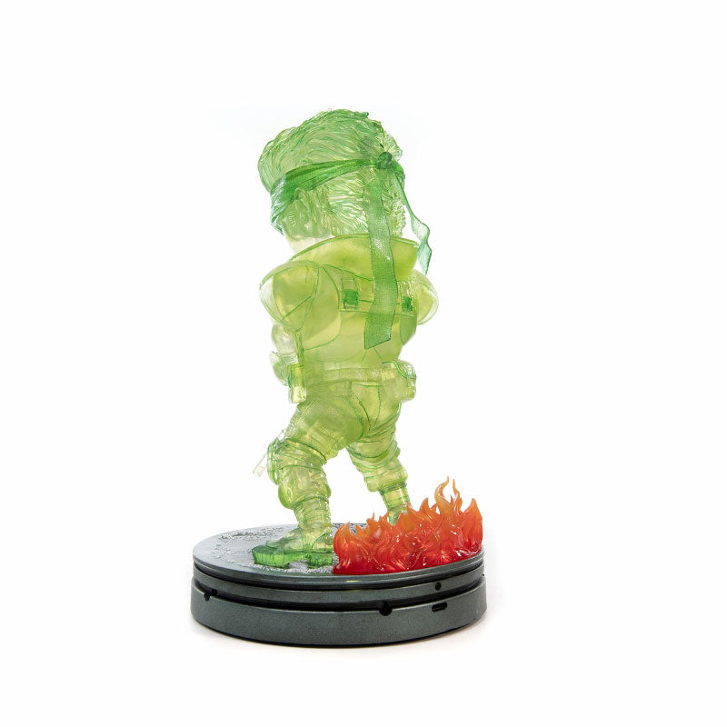 Metal Gear Solid / Solid Snake SD 8 Inch PVC Statue Stealth Camouflage Neon Green ver