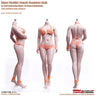 1/6 Super Flexible Female Seamless Body Pale Middle Bust Natural Nice Body S28A　