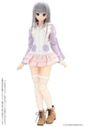 50cm Collection - Doll Clothes - AZO2 Bunny Parker One-piece - 1/3 - Pink x Purple (Azone)