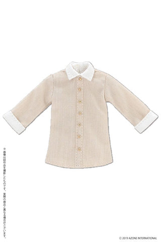 Doll Clothes - Picconeemo Costume - Long Shirt - 1/12 - Beige x White (Azone)