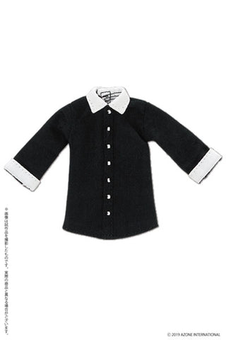 Doll Clothes - Picconeemo Costume - Long Shirt - 1/12 - Black x White (Azone)