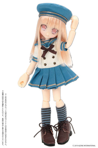 Picconeemo Costume - Doll Clothes - Gymnasium Sailor One-piece Set - 1/12 - Light Blue (Azone)