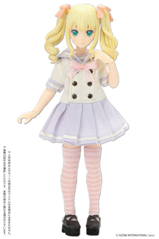 Doll Clothes - Picconeemo Costume - Gymnasium Sailor One-piece Set - 1/12 - Lavender (Azone)