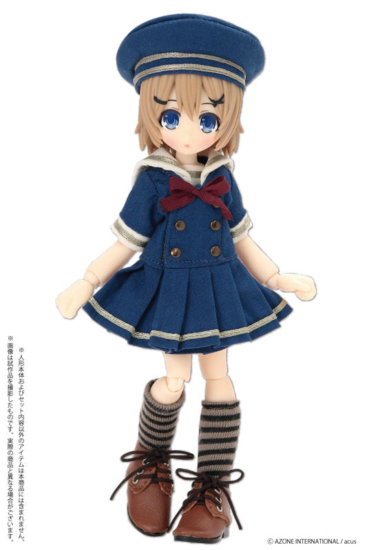 Doll Clothes - Picconeemo Costume - Gymnasium Sailor One-piece Set - 1/12 - Navy (Azone)