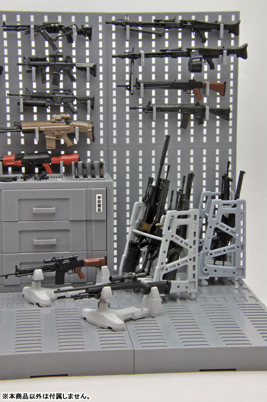 Little Armory LD025 - Gun Rack E - 1/12 (Tomytec) - Solaris Japan